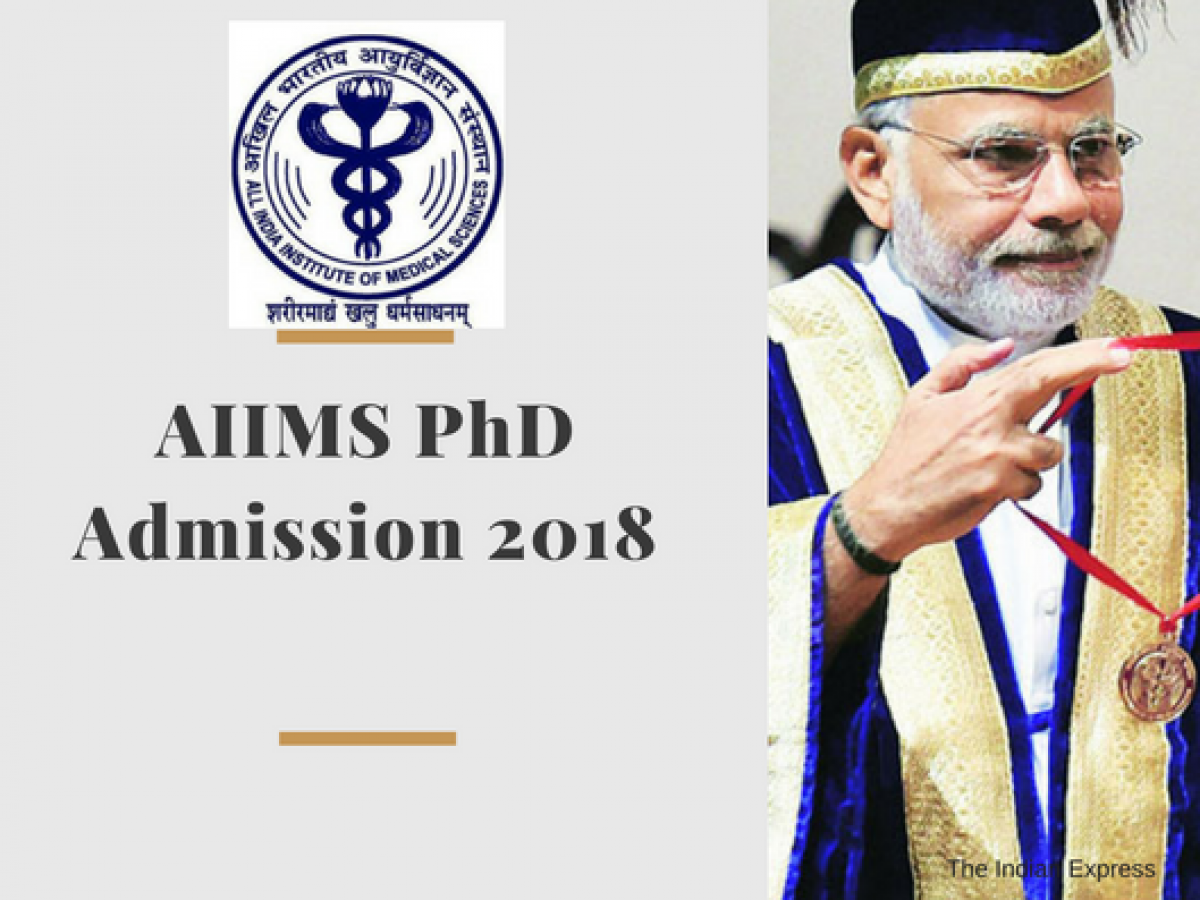 AIIMS PhD Admission 2023 Application Form Dates Admissions