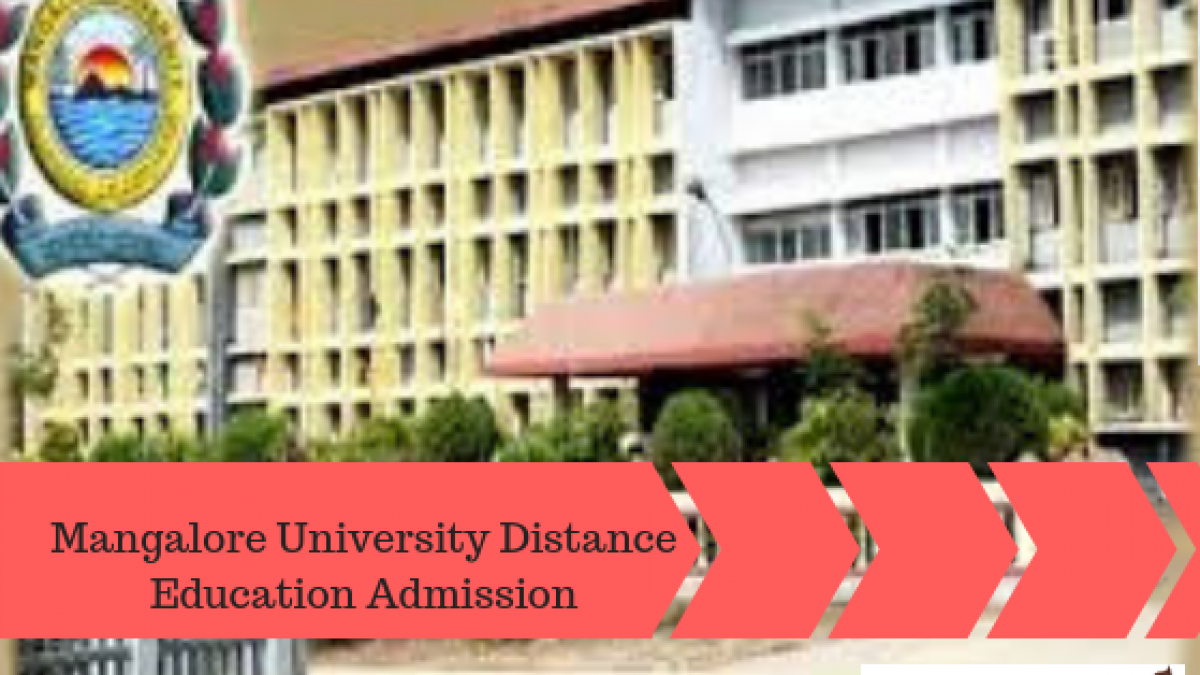 Mangalore University Distance Education Admission 2021 Admissions