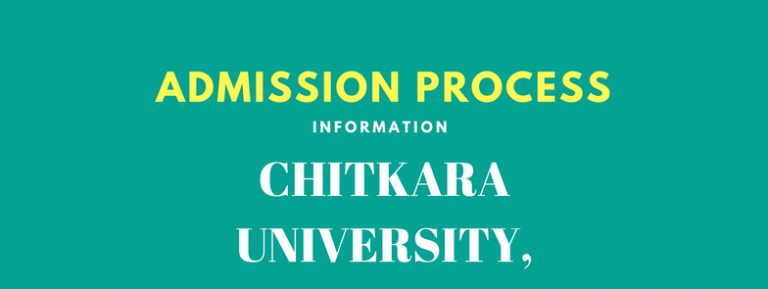 Chitkara University Admission 2020: Application Form