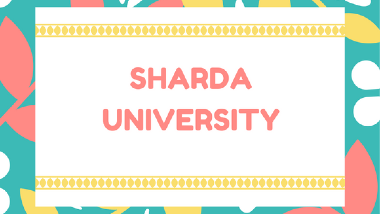 Sharda University Research Jobs For MSc & PhD Life Sciences