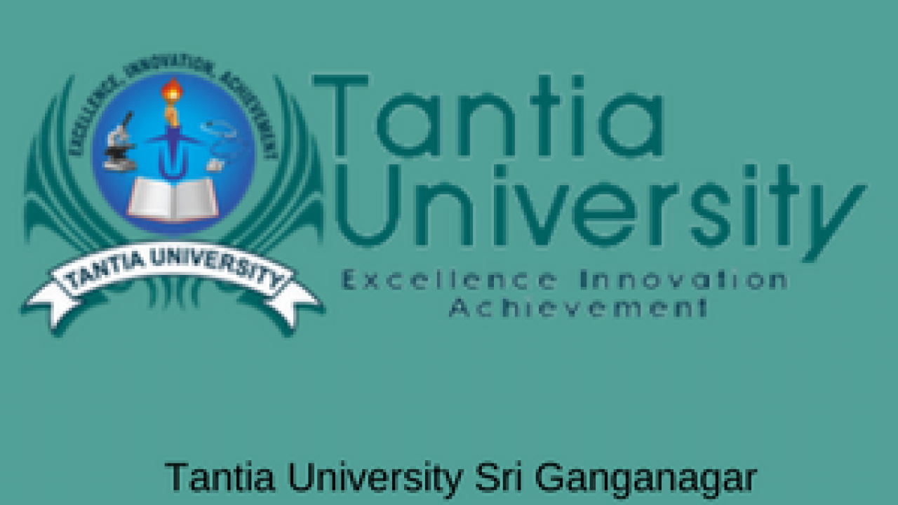 Tantia University Sri Ganganagar Private University Rajasthan