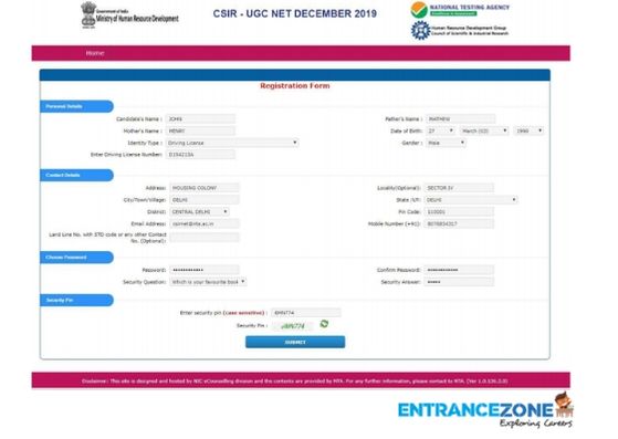 CSIR UGC NET 2019 Application Form - How to fill, Documents Required